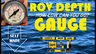 Selfmade ROV DEPTH Gauge indicator SeaPerch DIY Submarine