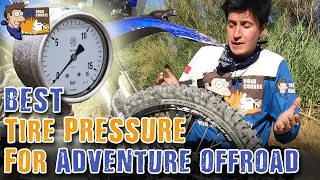 The best tire pressure! For offroad and adventure bikes