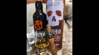 Заметочки - Виски Smokehead Rum Rebel и сигара La Aurora 115 Anniversary