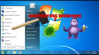 Destroying Windows 7 with MEMZ