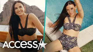 Demi Moore Stuns In 'Playful & Sexy' Swimsuits Co- Designed