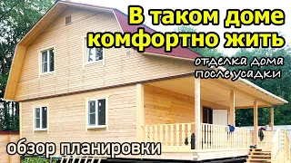 Проект дома с мансардой и террасой. Планировка двухэтажного дома с ломаной крышей