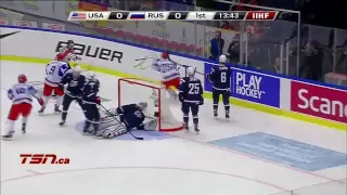 USA v Russia QF (3-5) - 2014 IIHF World Junior Championship