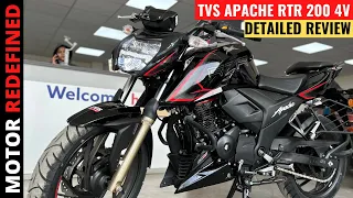 2023 TVS Apache RTR 200 4V Detailed Review | Price, Features, Top Speed & Exhaust Sound