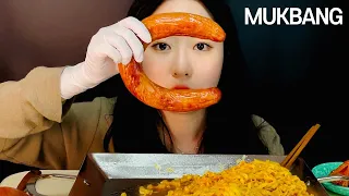 (SUB)꾸덕꾸덕 크림진짬뽕과 킬바사 먹방 | ASMR MUKBANG | EATING SHOW