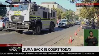 Zuma Corruption Trial | Former President's supporters outside court