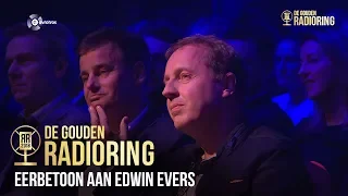 Eerbetoon aan Edwin Evers bij de Gouden RadioRing 2018