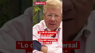 “Lo de El Universal ya se acabó” Alazraki responde a AMLO. #AtypicalTeVe #Mañanera #CarlosAlazraki