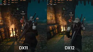 The Witcher 3 Next Gen ULTRA preset DX11 vs DX12 RTX 3070