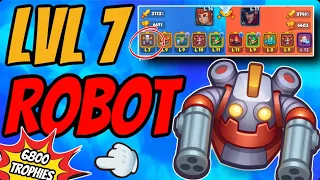 MY LEVEL 7 ROBOT CAN BEAT ANY DECK!! | In Rush Royale!