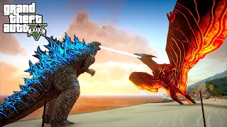 Godzilla vs Rodan Epic Fight GTA V Mods