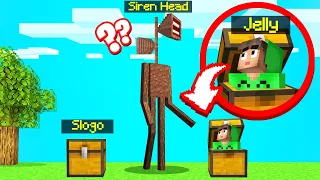 Playing SIREN HEAD HIDE And SEEK! (Minecraft)