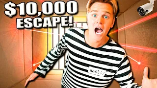 10,000 Box Fort Prison Escape Challenge (Spy Gadgets and More!!)