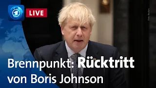 ARD-Brennpunkt: Rücktritt von Boris Johnson