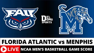 FLORIDA ATLANTIC VS MENPHIS LIVE - NCAAM Basketball Game Score FEB 25, 2024