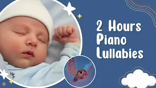 2 Hour Piano Lullabies | Twinkle Twinkle Bedtime Lullaby Playlist 🎵