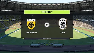 FIFA 22 | AEK Athens vs Paok - Stadion Olympik | Gameplay Prediction