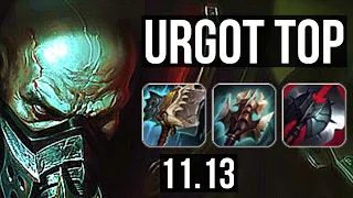 URGOT vs GALIO (TOP) | 3/0/5, Rank 7 Urgot, 700+ games | NA Grandmaster | v11.13