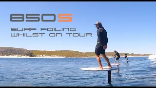 850S | surf foiling with friends whilst on tour