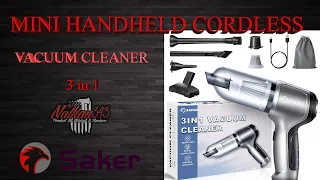 SAKER MINI HANDHELD CORDLESS VACUUM CLEANER