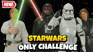 The Star Wars loot Only Challenge In Fortnite...