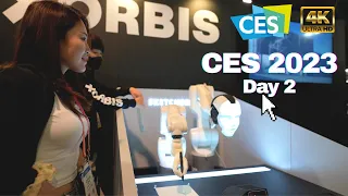 CES 2023 Las Vegas. Tours and highlights in 4K, Day 2