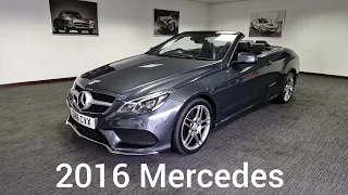 2016 Mercedes E220 BlueTEC AMG Line Cabriolet  G-Tronic+, 39,000 miles