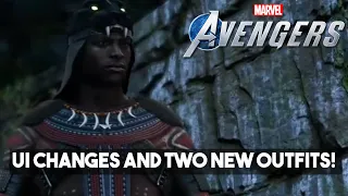 UI CHANGES AND TWO NEW BLACK PANTHER SKINS! | Marvel's Avengers