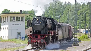 Dampflok 23 058 - die letzte 23 in Crailsheim