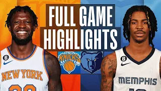 Memphis Grizzlies vs. New York Knicks Full Game Highlights | Oct 19 | 2022 NBA Preseason