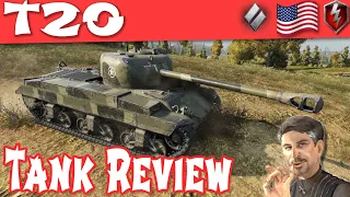 T20 Full Tank Review / Guide Tier 7 American Medium WOT Blitz | Littlefinger on World of Tanks Blitz