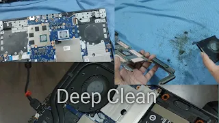 Deep cleaning My Lenovo Legion5. in detail