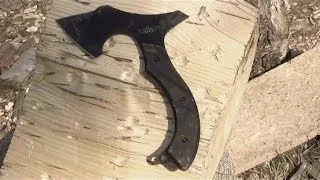 Uzi Masada Throwing Axe Review and Throws