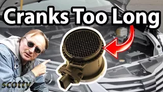 How to Fix a Car that Cranks Too Long (Mass Air Flow Sensor)