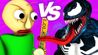 BALDI REMASTERED vs VENOM - LA PELÍCULA 2 (Español Classic Animación Recopilación Parodia Animada)