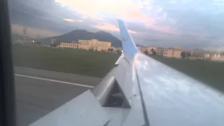 Landing at Naples, Vesuvius in sight