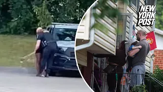 MD cop in viral video seen with kids & wife, hours after she said mistress could ‘rot in hell’