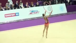 Staniouta Melitina, Belarus, hoop. Grand Prix Moscow 19.02.2016