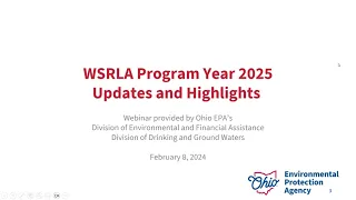 Water Supply Revolving Loan Account Program Year 2025 Updates and Highlights Webinar