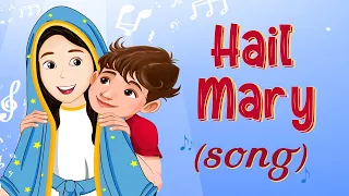 Hail Mary Song | Hail Mary Prayer | Hail Mary | Hail mary full of grace|Hail mary prayer for kids