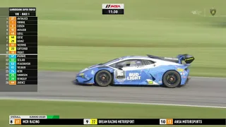 2021 Lamborghini Super Trofeo North America VIR Race 1