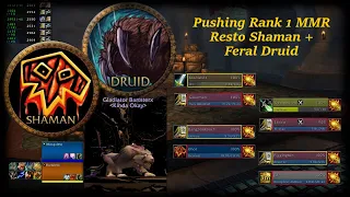 Pushing Rank 1 MMR as Resto Shaman Feral Druid