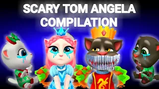 My Talking Tom Friends - AMONG US - TALKING TOM ANGELA COMPILATION - ZOMBIE TOM ANGELA