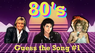 Guess the Song - 80's #1 | QUIZ