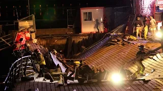Así fue el accidente de O Marisquiño 2018 en el que se derrumbó el paseo del Puerto de Vigo