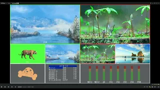 Multiple camers live streaming 4 channel HDMI multi view HD video switcher mixer for live events.