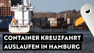 Kreuzfahrt mit einem Containerschiff 🚢 Es geht los ⚓️ Auslaufen vom CTB in Hamburg