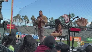 Student Mental Health:  Students gather at Oracle Park to discuss mental health