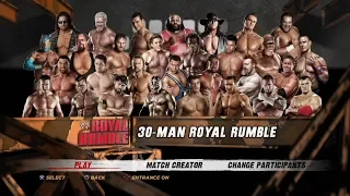 WWE '12 PS3 - 30-Man Royal Rumble #1