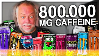 PAPANOMALY TRIES ENERGY DRINKS (800.000 MG CAFFEINE)